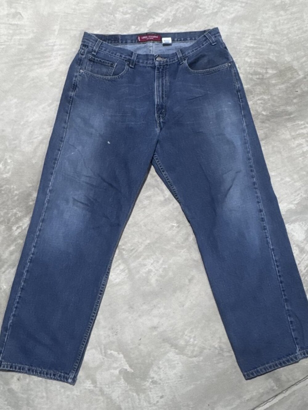 Levi's 569 Loose Straight Jeans 36x30 Red Tab Medium Wash Baggy